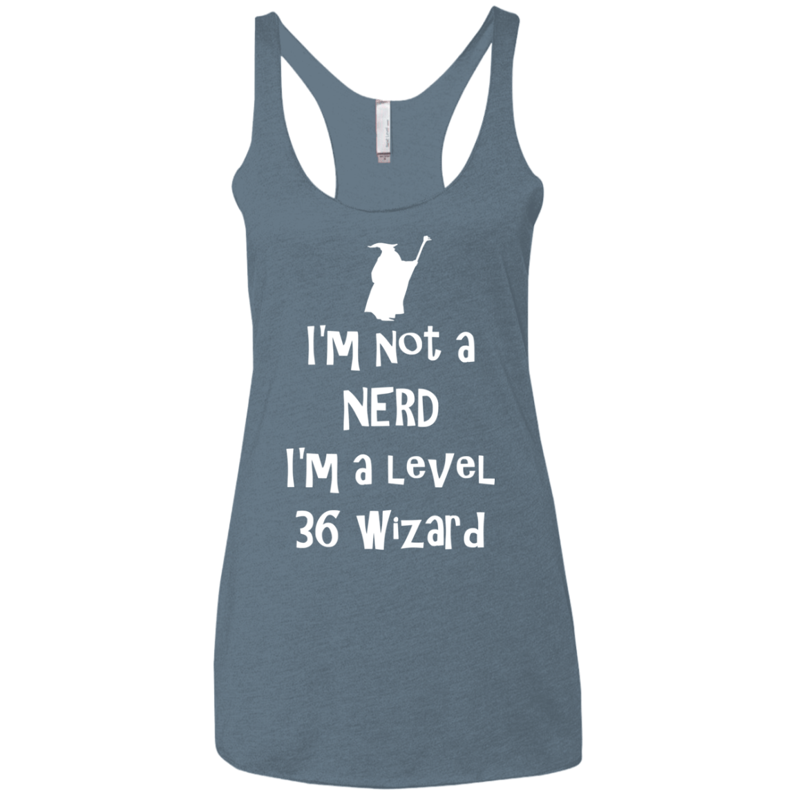 Not a Nerd Women's Triblend Racerback Tank