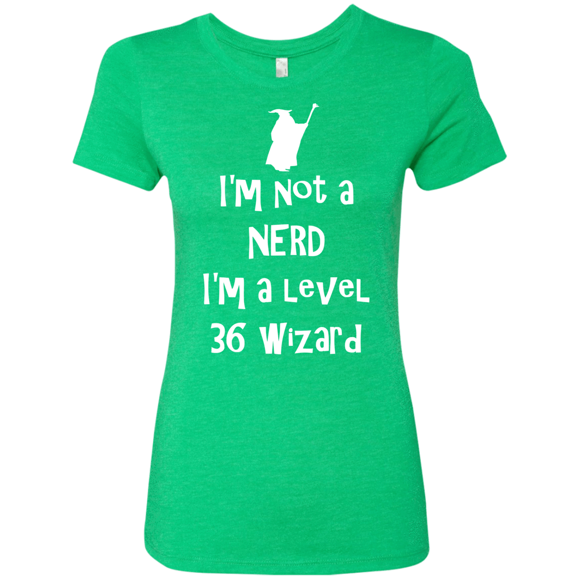 T-Shirts Envy / S Not a Nerd Women's Triblend T-Shirt