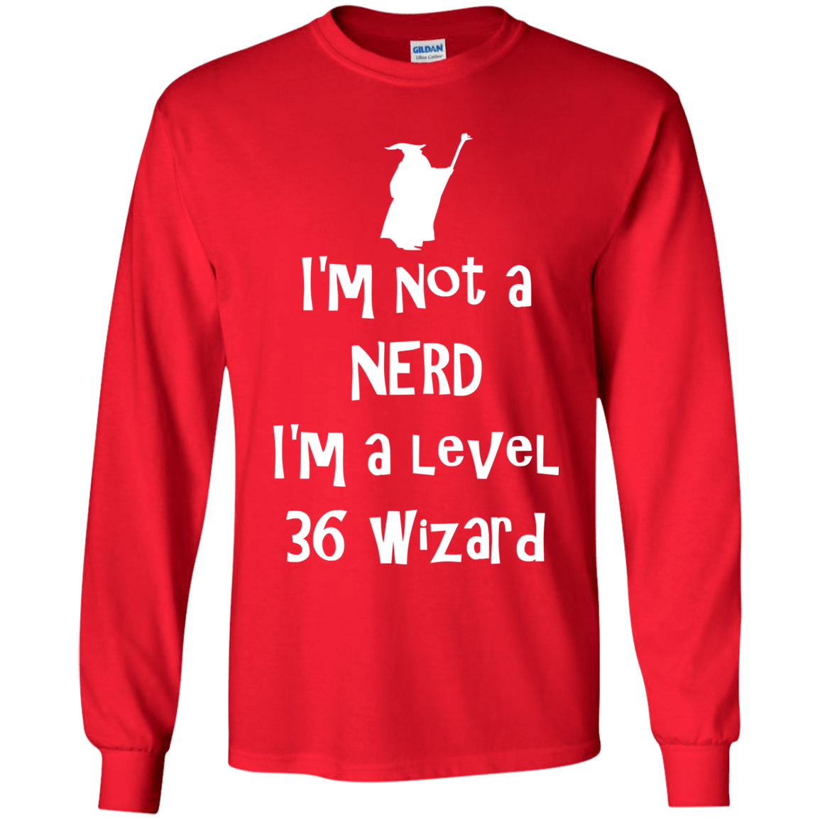 Not a Nerd Youth Long Sleeve T-Shirt