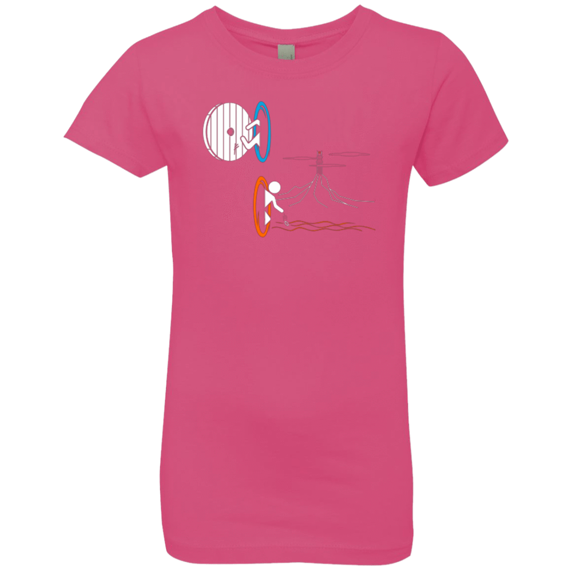 T-Shirts Hot Pink / YXS Not a Simply Portal Girls Premium T-Shirt