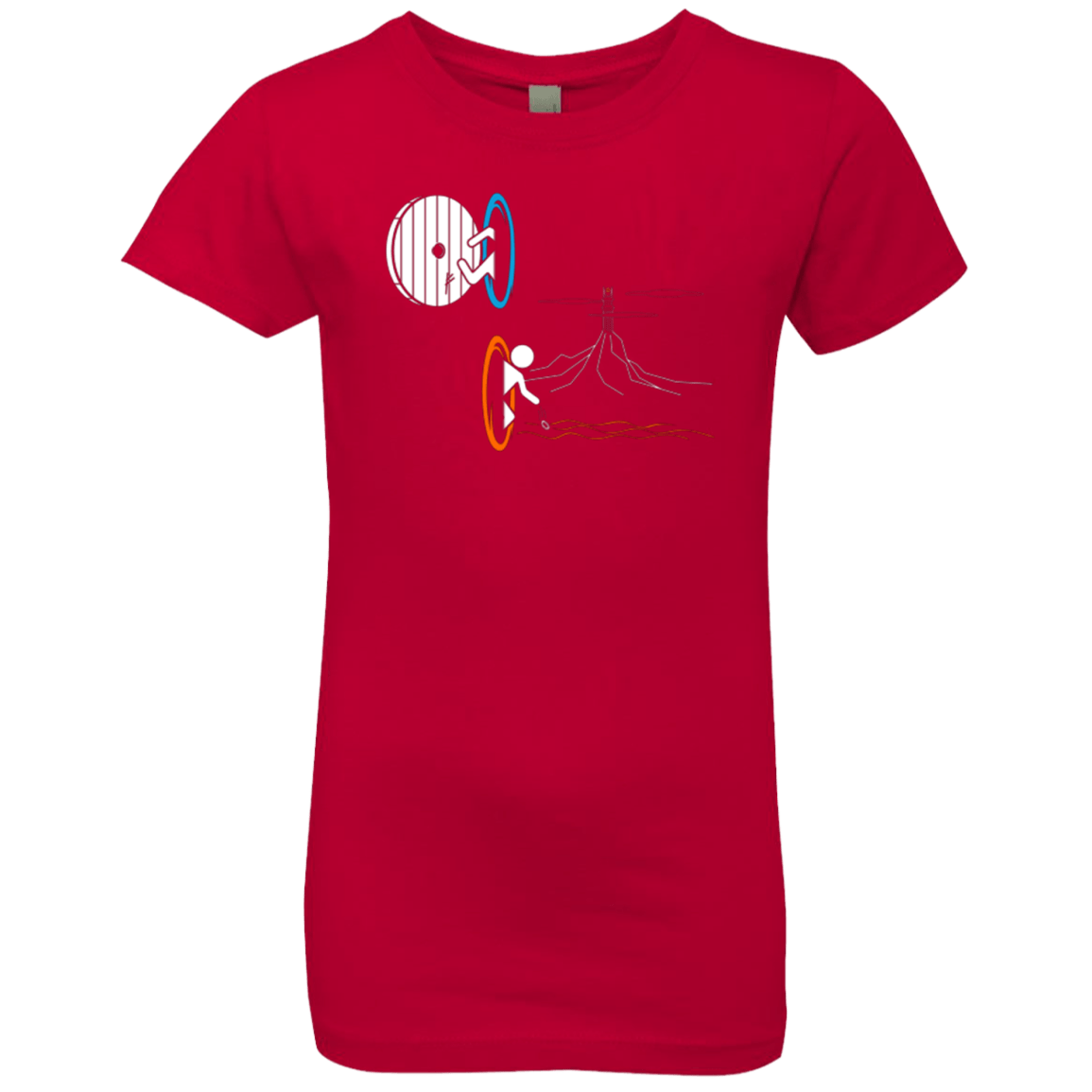 T-Shirts Red / YXS Not a Simply Portal Girls Premium T-Shirt