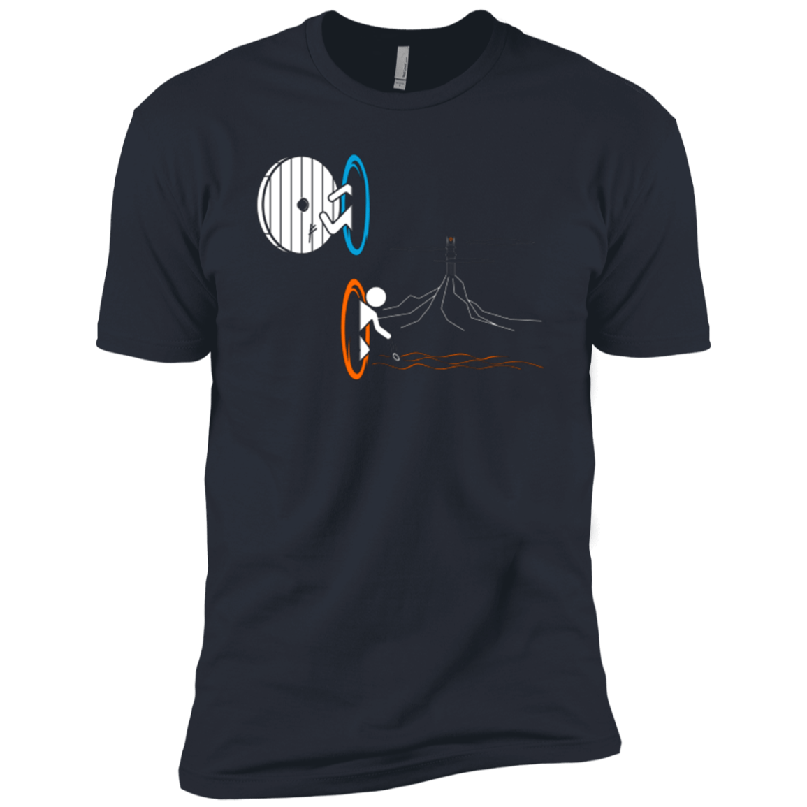 T-Shirts Indigo / X-Small Not a Simply Portal Men's Premium T-Shirt