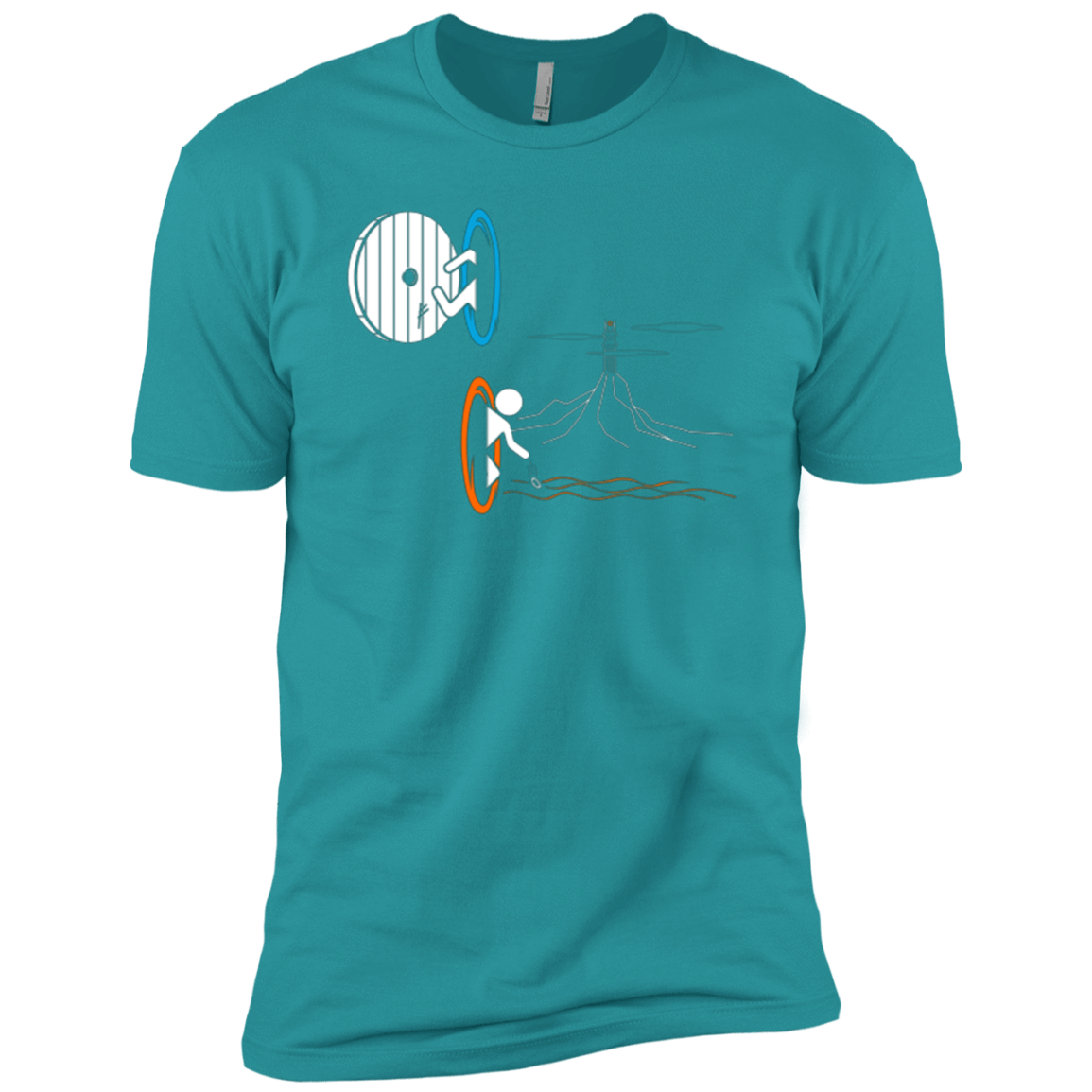 T-Shirts Tahiti Blue / X-Small Not a Simply Portal Men's Premium T-Shirt