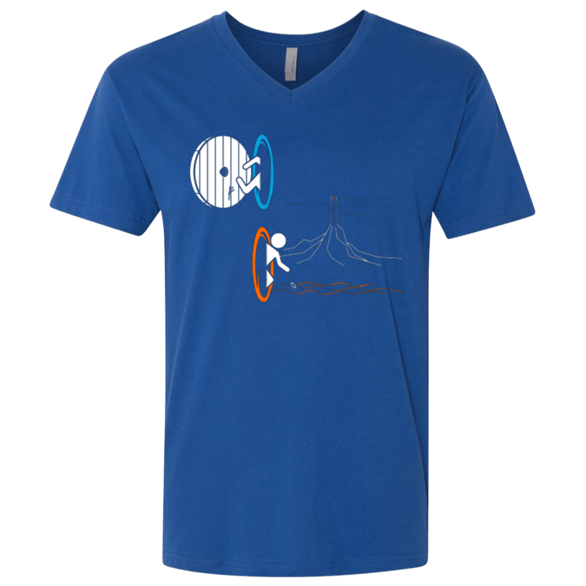 T-Shirts Royal / X-Small Not a Simply Portal Men's Premium V-Neck