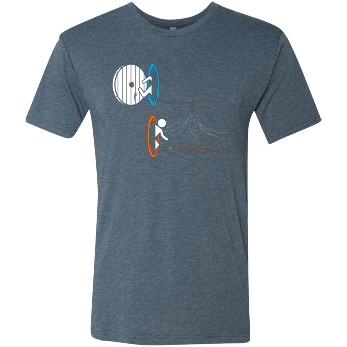 T-Shirts Indigo / Small Not a Simply Portal Men's Triblend T-Shirt