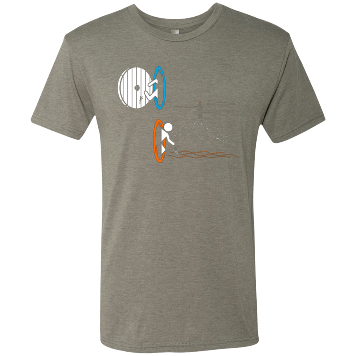 T-Shirts Venetian Grey / Small Not a Simply Portal Men's Triblend T-Shirt