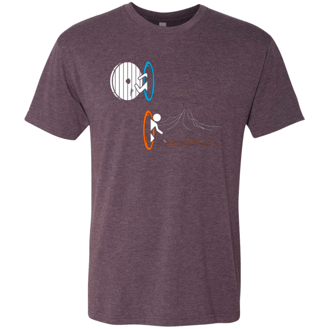 T-Shirts Vintage Purple / Small Not a Simply Portal Men's Triblend T-Shirt
