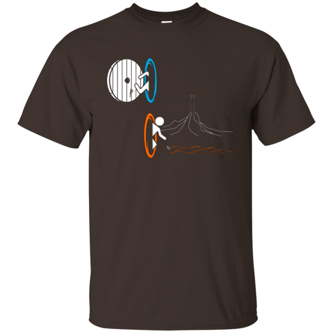 T-Shirts Dark Chocolate / Small Not a Simply Portal T-Shirt