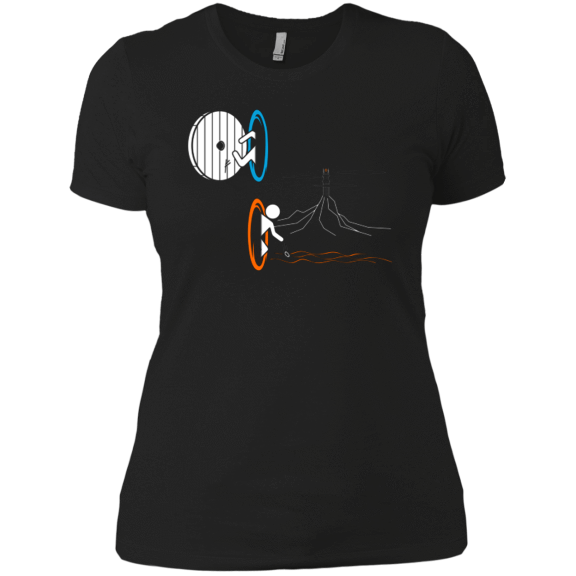 T-Shirts Black / X-Small Not a Simply Portal Women's Premium T-Shirt
