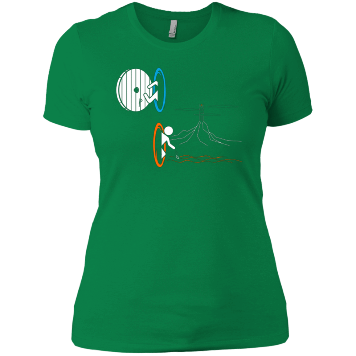 T-Shirts Kelly Green / X-Small Not a Simply Portal Women's Premium T-Shirt