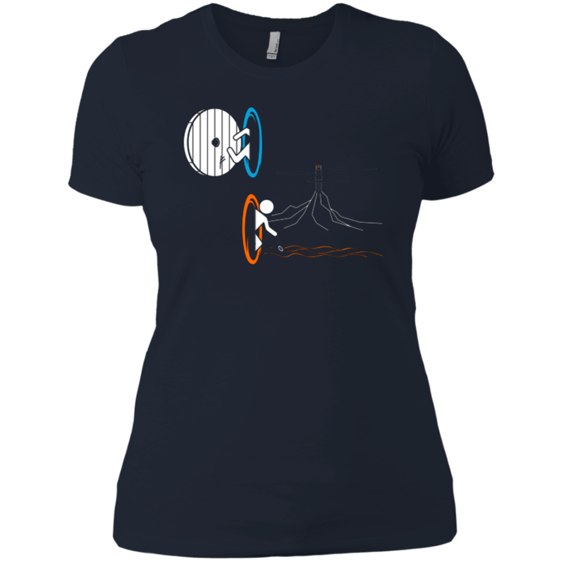 T-Shirts Midnight Navy / X-Small Not a Simply Portal Women's Premium T-Shirt