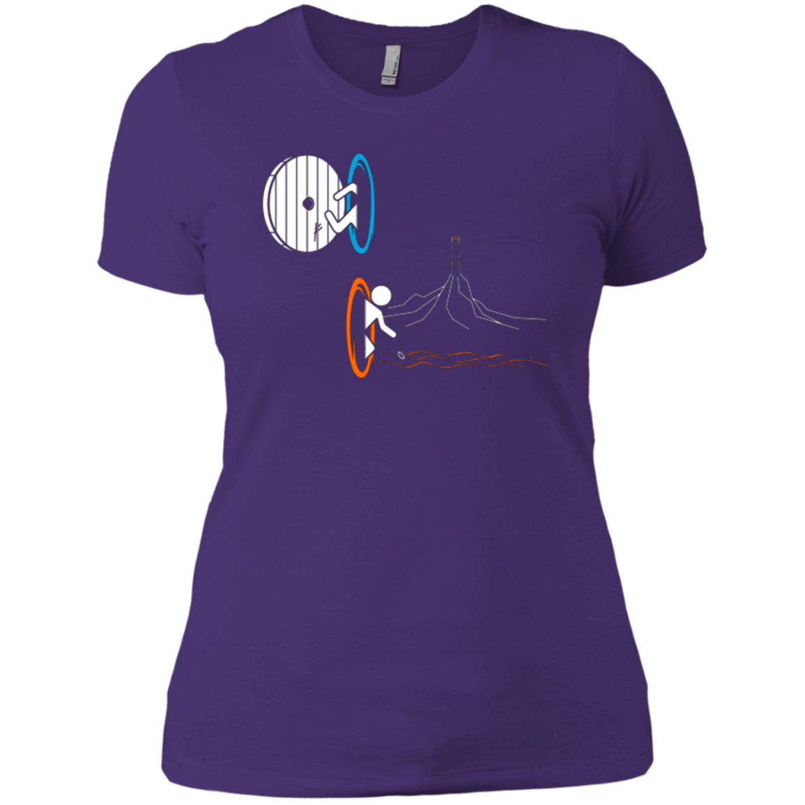 T-Shirts Purple / X-Small Not a Simply Portal Women's Premium T-Shirt