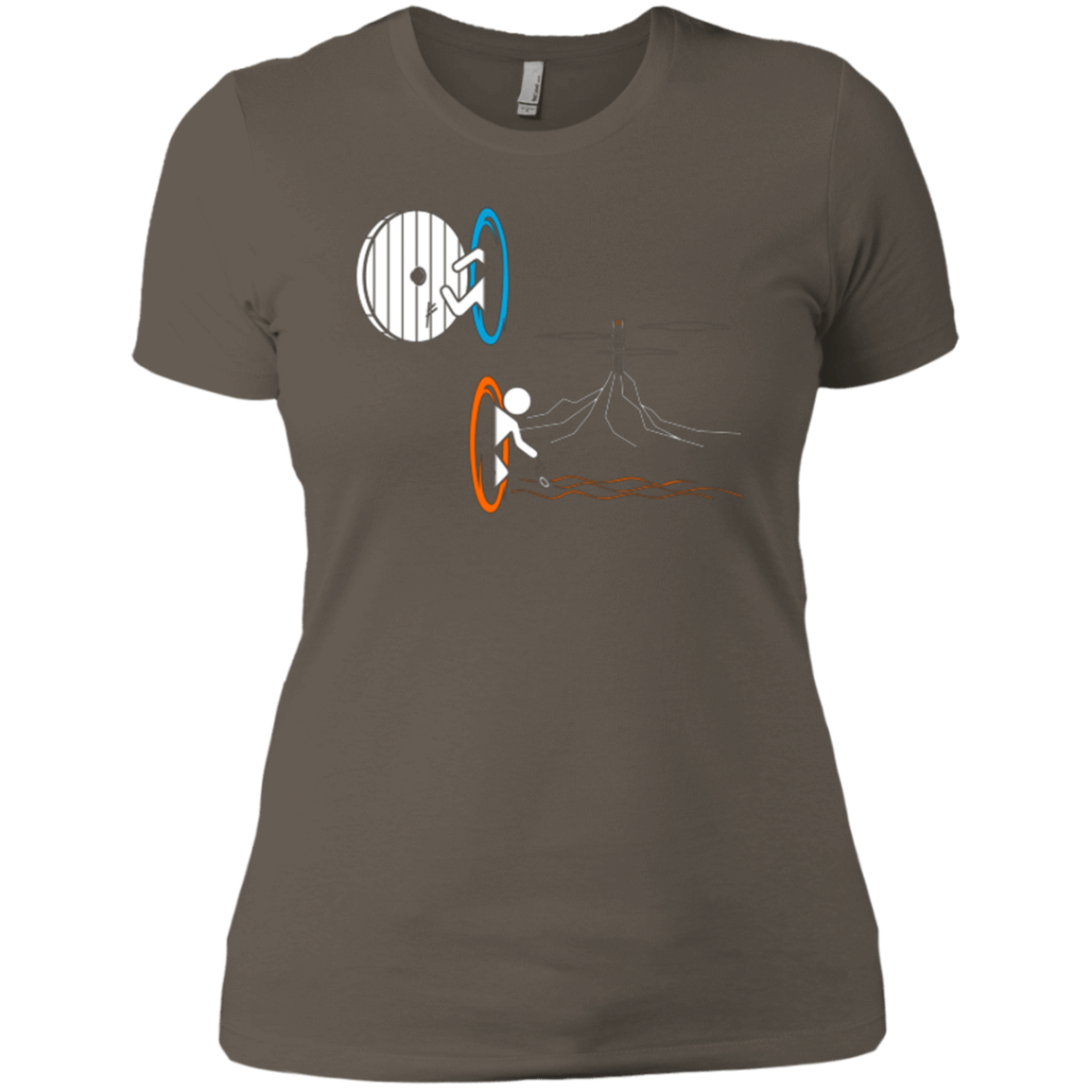 T-Shirts Warm Grey / X-Small Not a Simply Portal Women's Premium T-Shirt