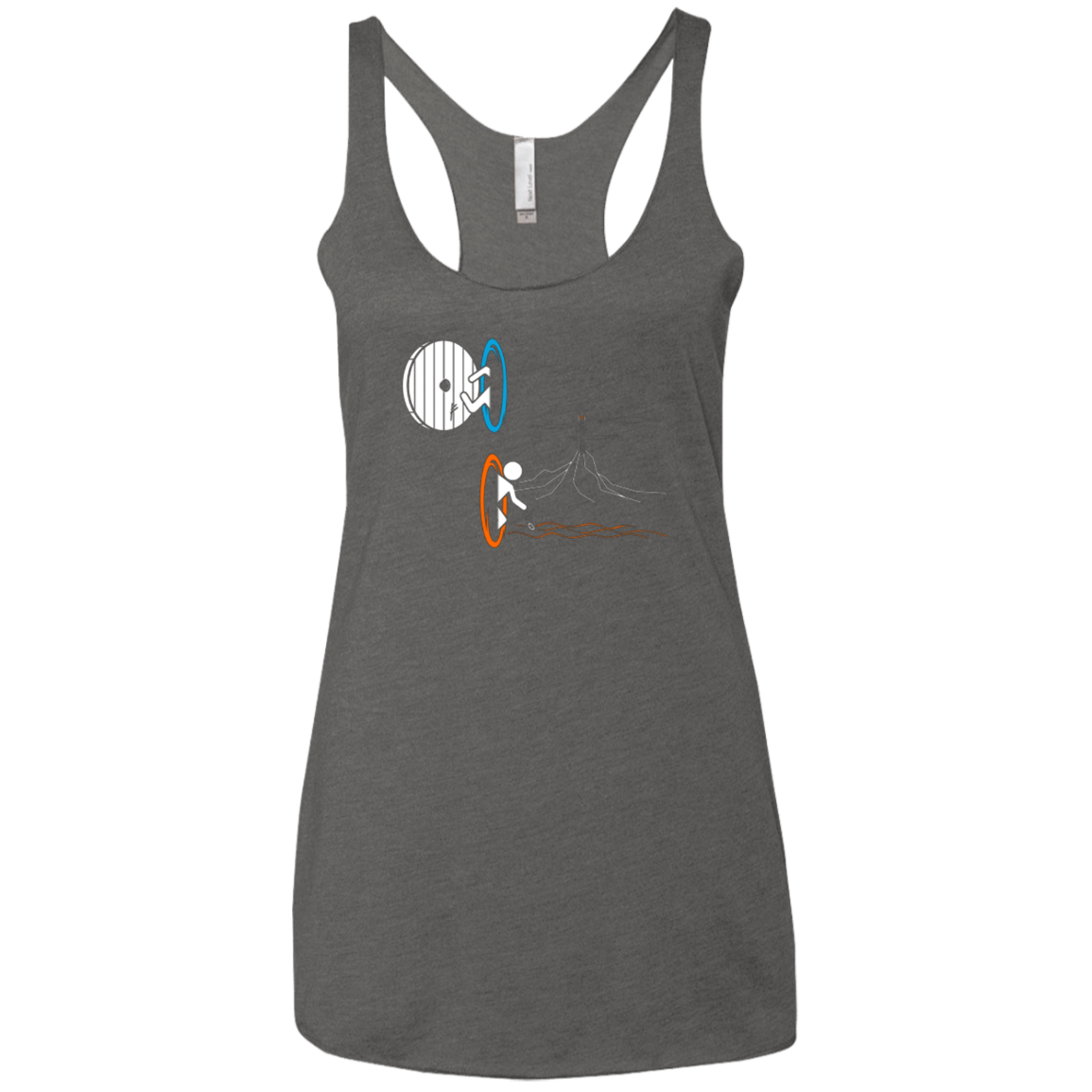 T-Shirts Premium Heather / X-Small Not a Simply Portal Women's Triblend Racerback Tank