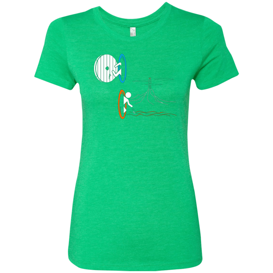 T-Shirts Envy / Small Not a Simply Portal Women's Triblend T-Shirt