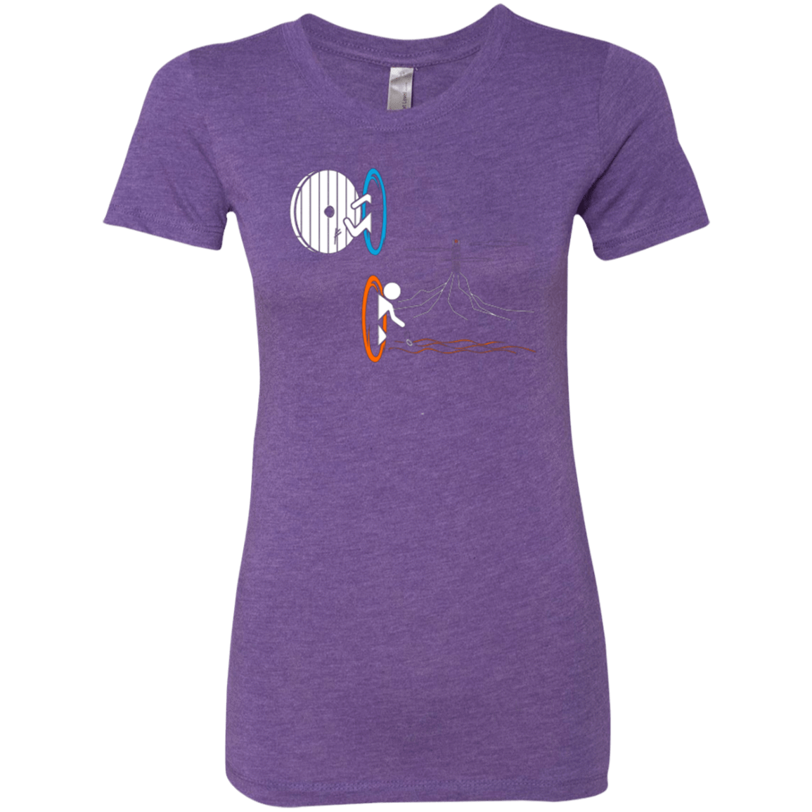 T-Shirts Purple Rush / Small Not a Simply Portal Women's Triblend T-Shirt