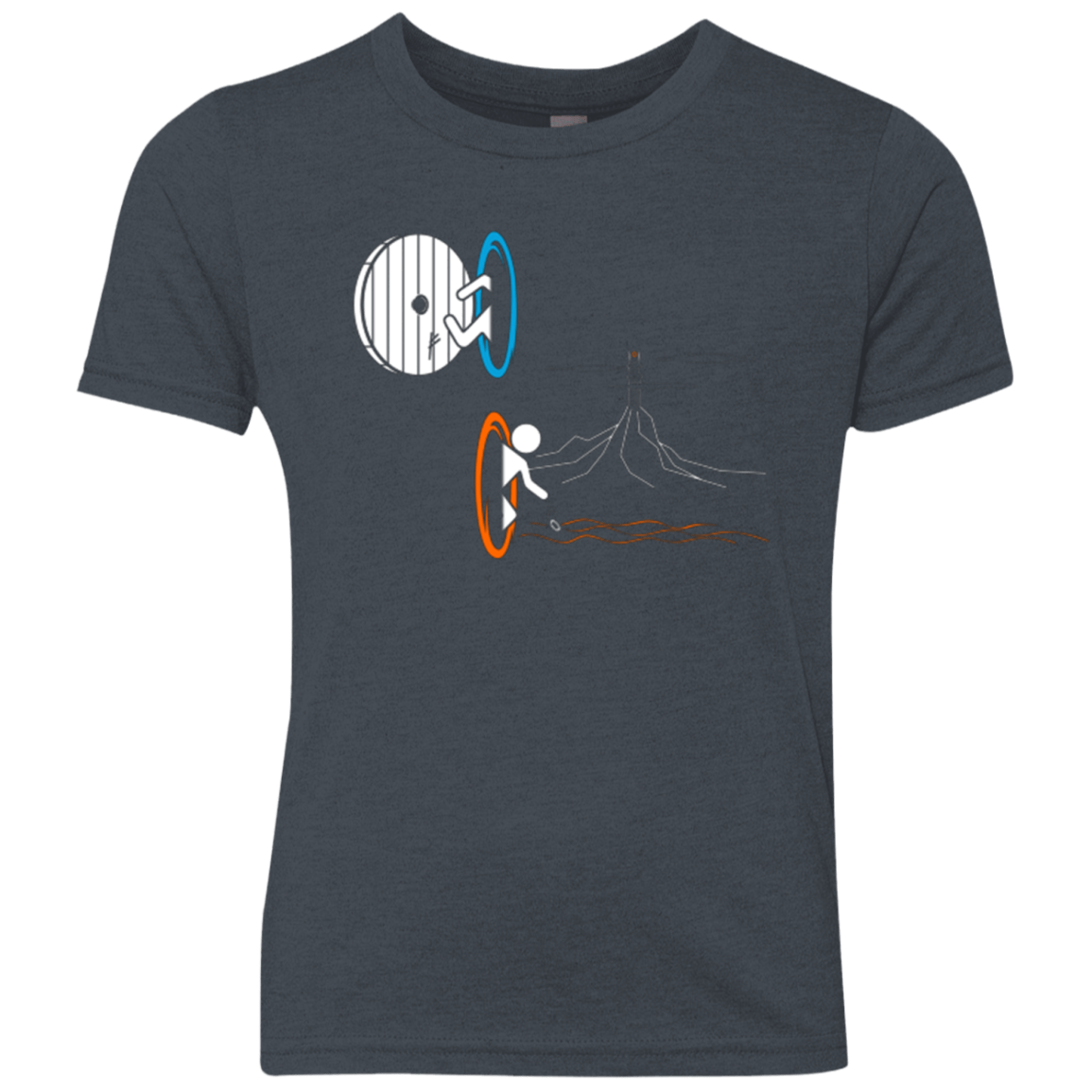 T-Shirts Vintage Navy / YXS Not a Simply Portal Youth Triblend T-Shirt