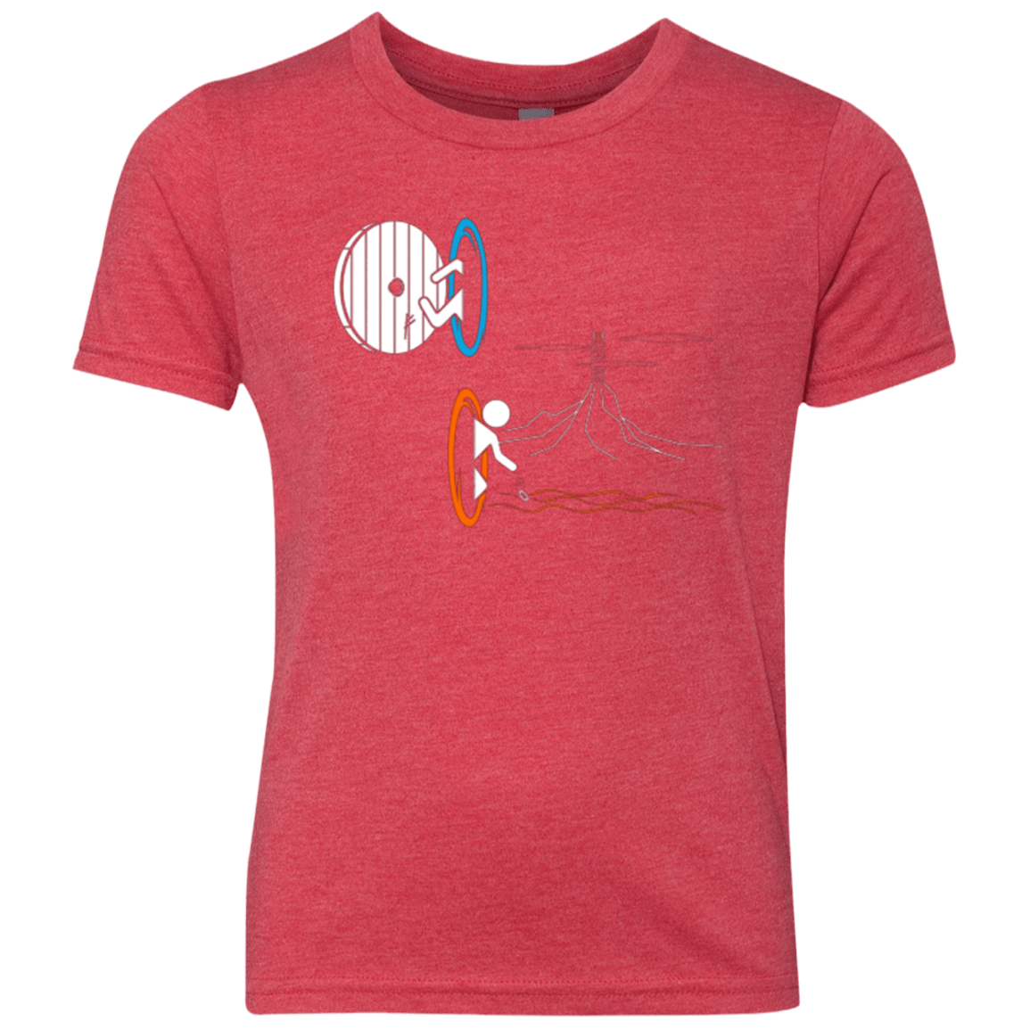 T-Shirts Vintage Red / YXS Not a Simply Portal Youth Triblend T-Shirt