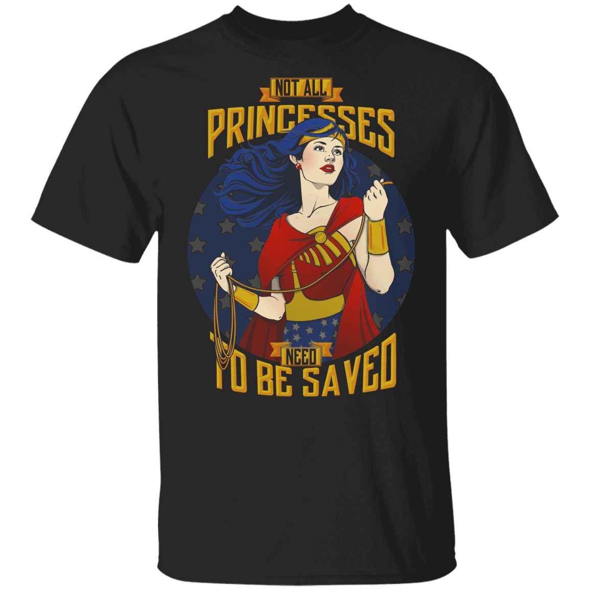 T-Shirts Black / YXS Not All Princesses Need to be Saved Youth T-Shirt