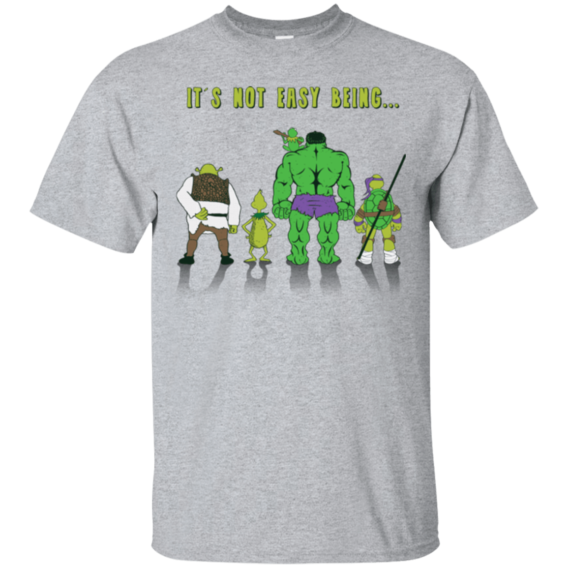 T-Shirts Sport Grey / Small Not Easy Being Green T-Shirt