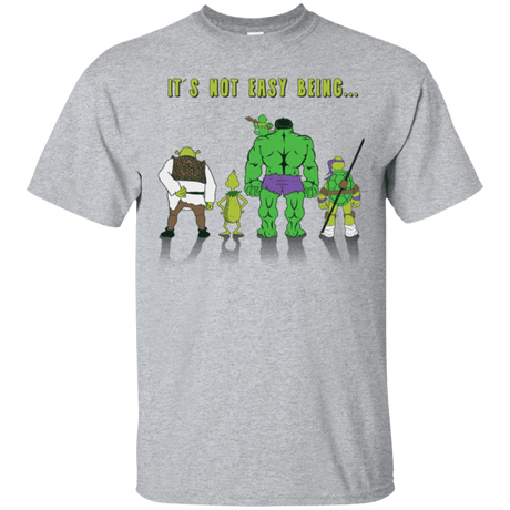T-Shirts Sport Grey / Small Not Easy Being Green T-Shirt