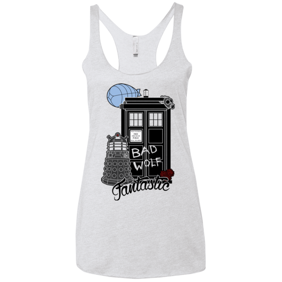 T-Shirts Heather White / X-Small Not Forgotten Nine Women's Triblend Racerback Tank