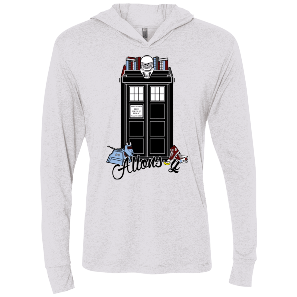 Not Forgotten Ten Triblend Long Sleeve Hoodie Tee