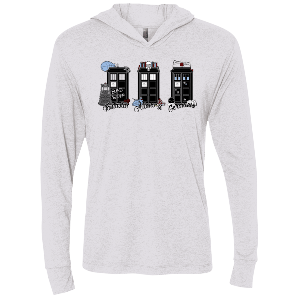 T-Shirts Heather White / X-Small Not Forgotten Triblend Long Sleeve Hoodie Tee