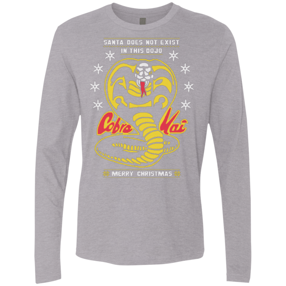 T-Shirts Heather Grey / Small NOT IN THIS DOJO Men's Premium Long Sleeve