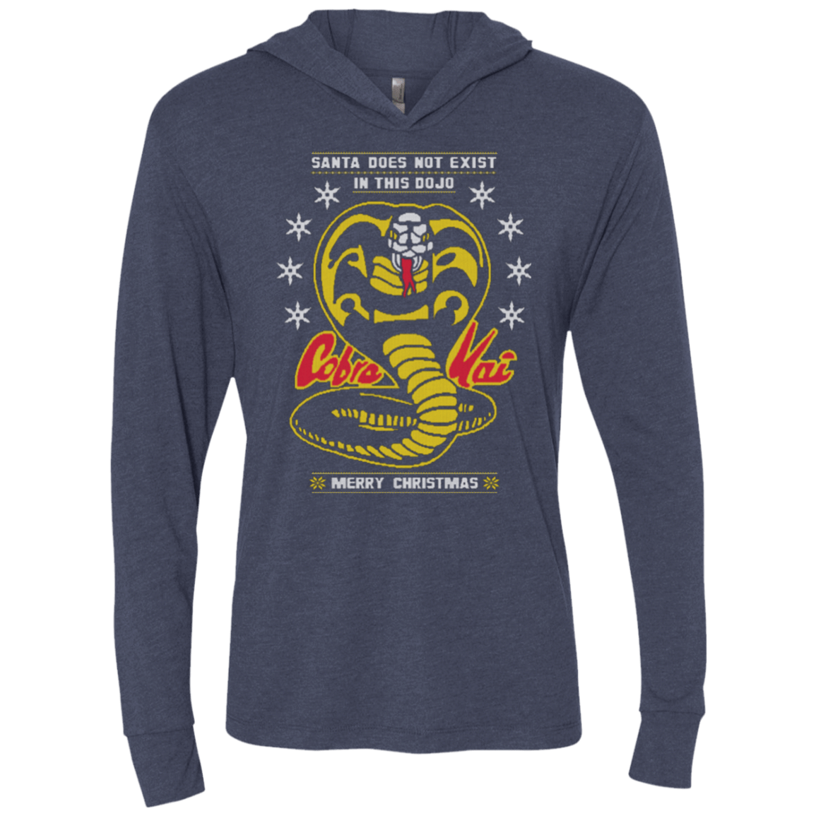 T-Shirts Vintage Navy / X-Small NOT IN THIS DOJO Triblend Long Sleeve Hoodie Tee