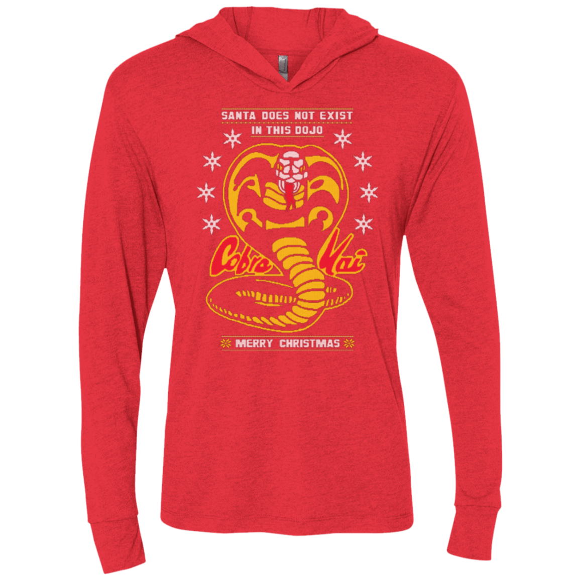 T-Shirts Vintage Red / X-Small NOT IN THIS DOJO Triblend Long Sleeve Hoodie Tee