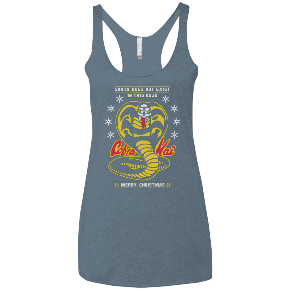 T-Shirts Indigo / X-Small NOT IN THIS DOJO Women's Triblend Racerback Tank