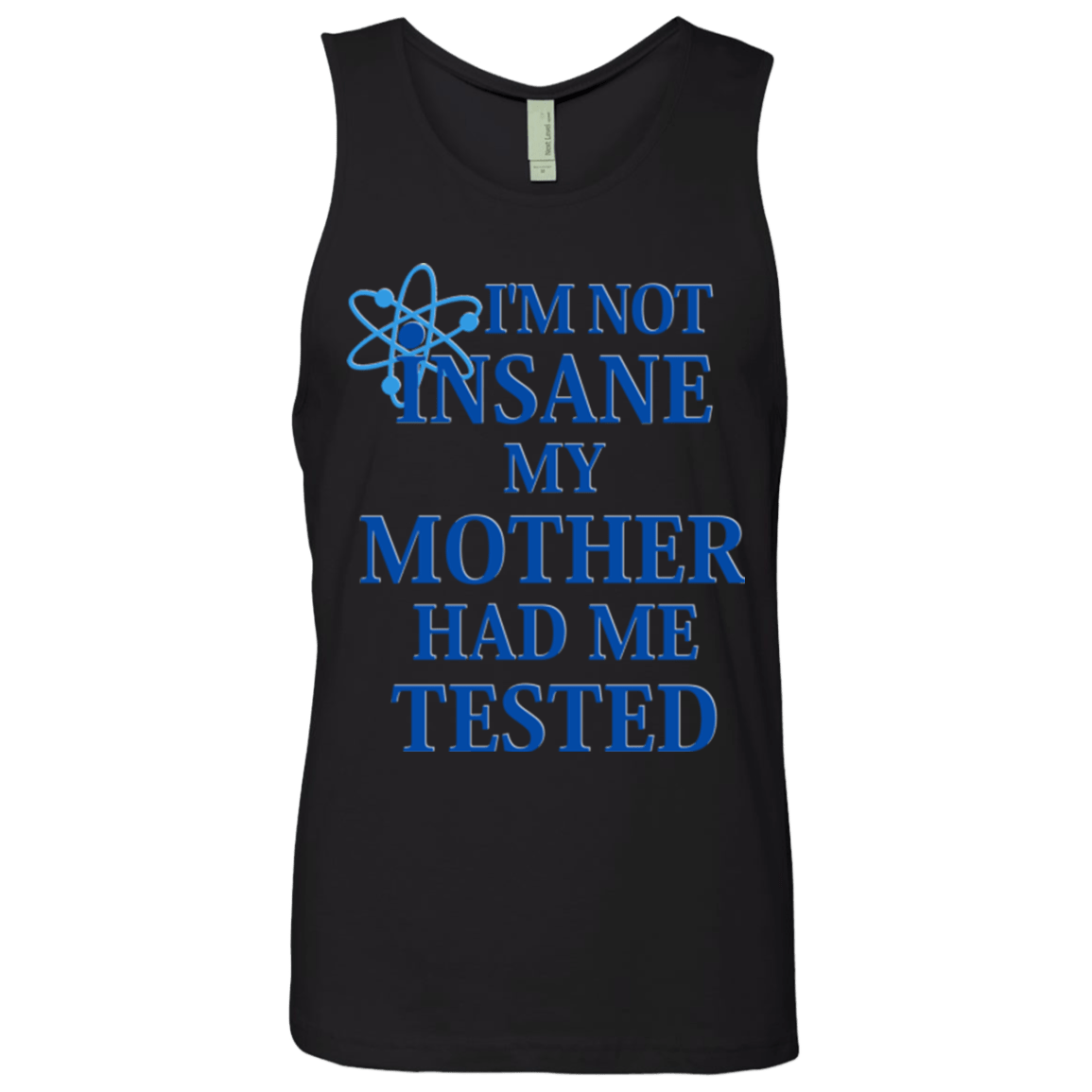 T-Shirts Black / Small Not insane Men's Premium Tank Top