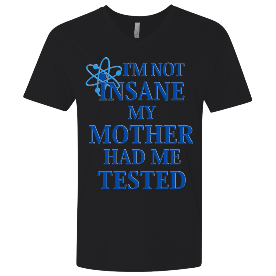 T-Shirts Black / X-Small Not insane Men's Premium V-Neck