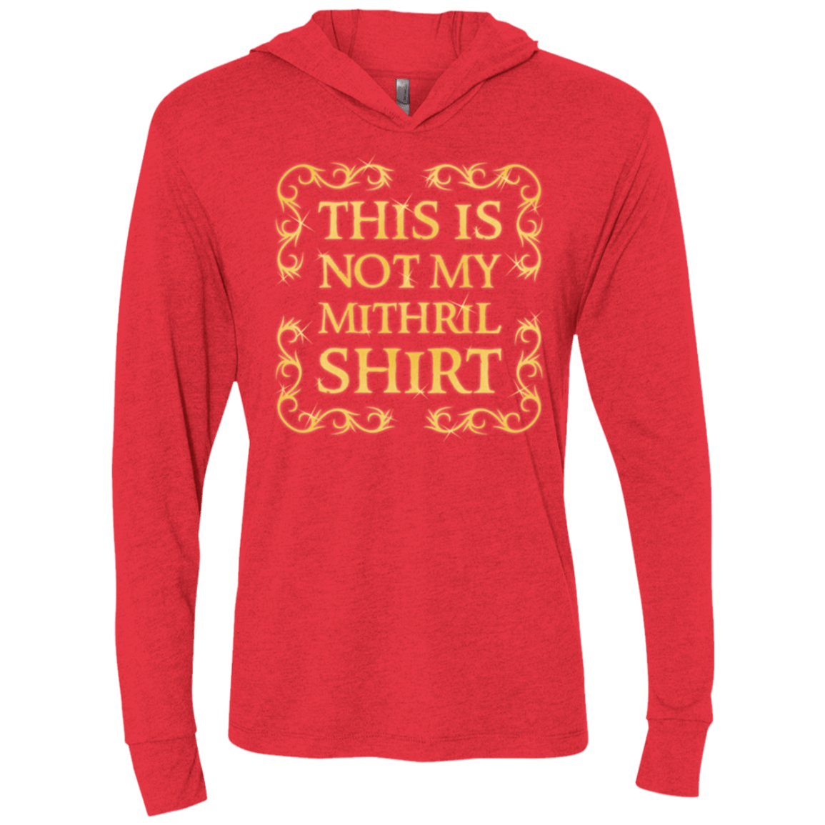 T-Shirts Vintage Red / X-Small Not my shirt Triblend Long Sleeve Hoodie Tee