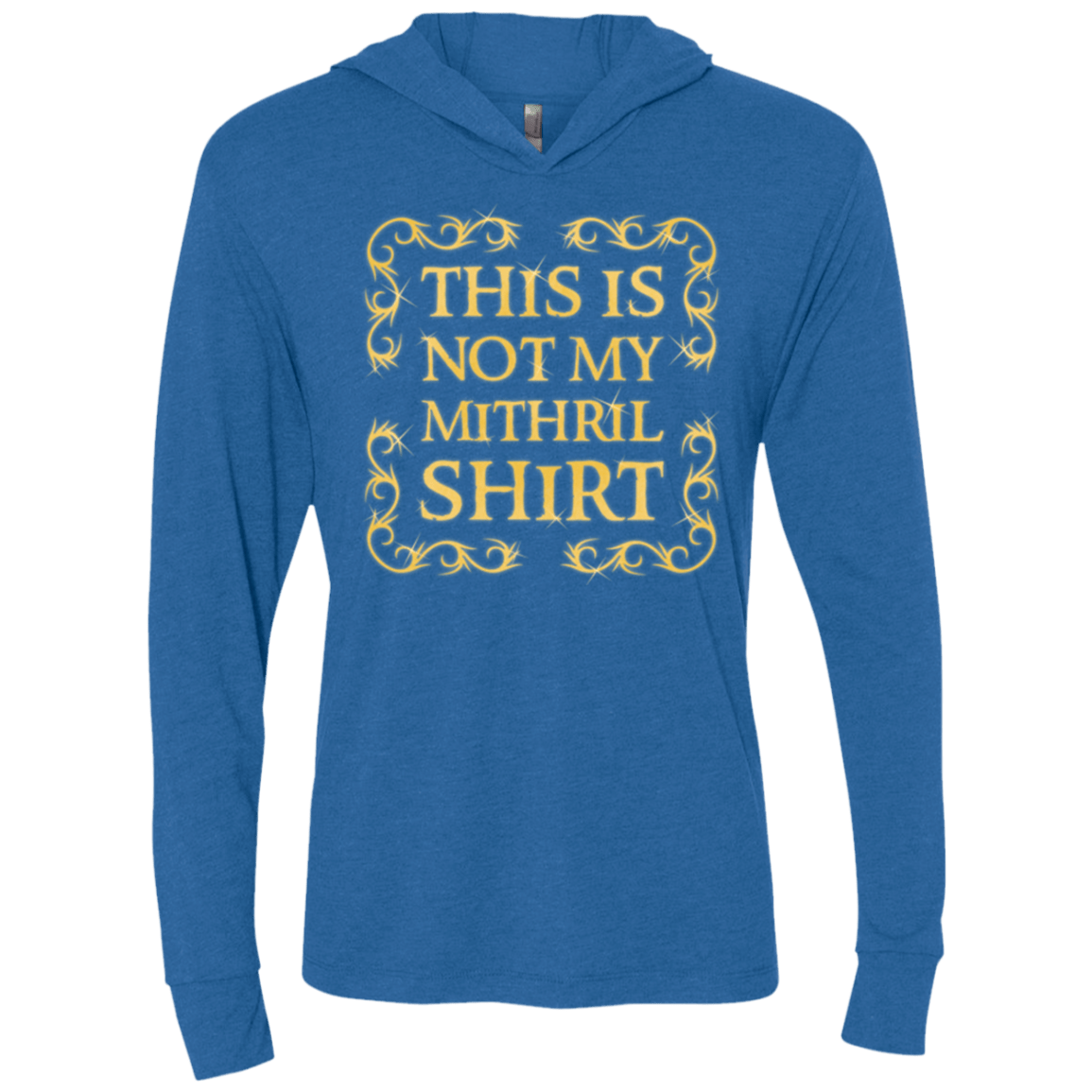 T-Shirts Vintage Royal / X-Small Not my shirt Triblend Long Sleeve Hoodie Tee