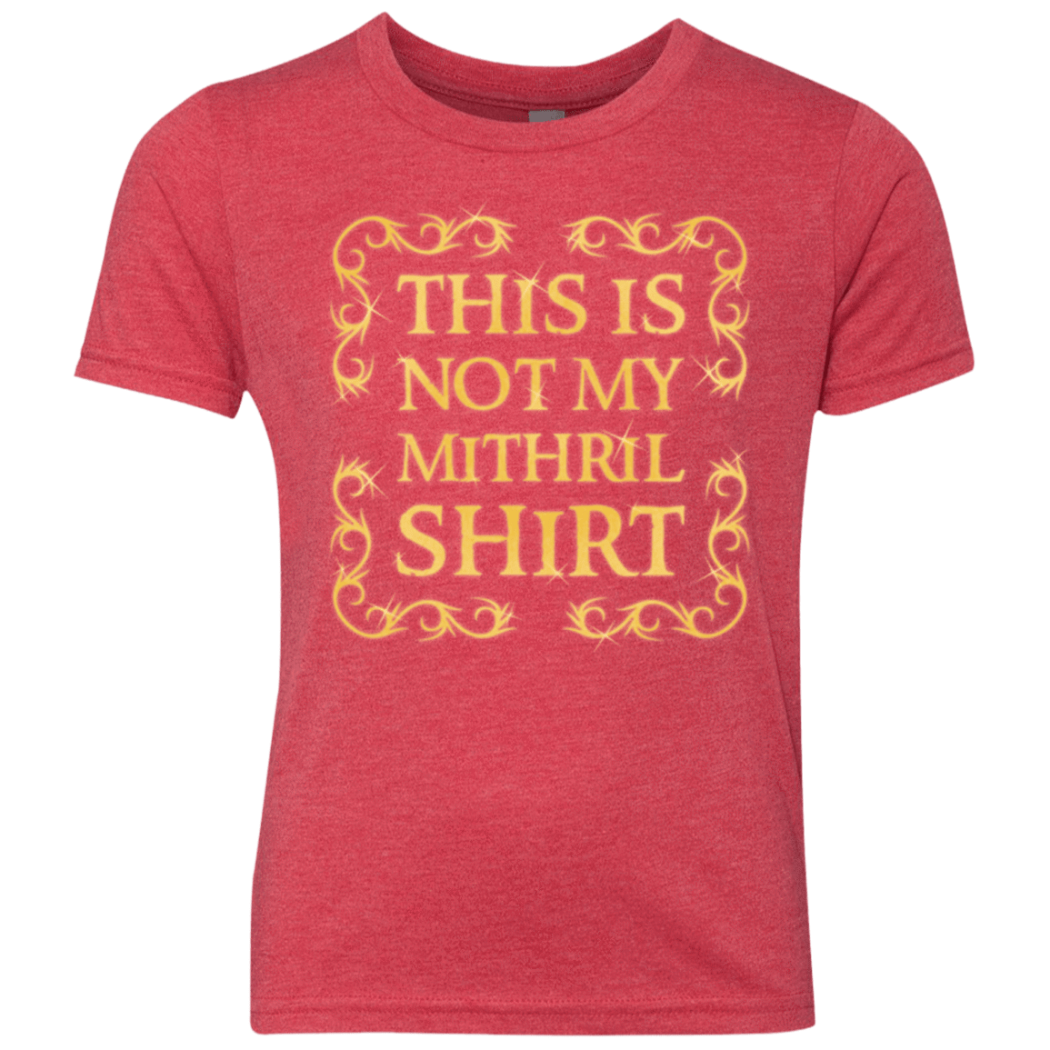 T-Shirts Vintage Red / YXS Not my shirt Youth Triblend T-Shirt