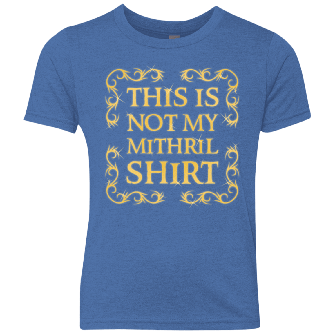 T-Shirts Vintage Royal / YXS Not my shirt Youth Triblend T-Shirt