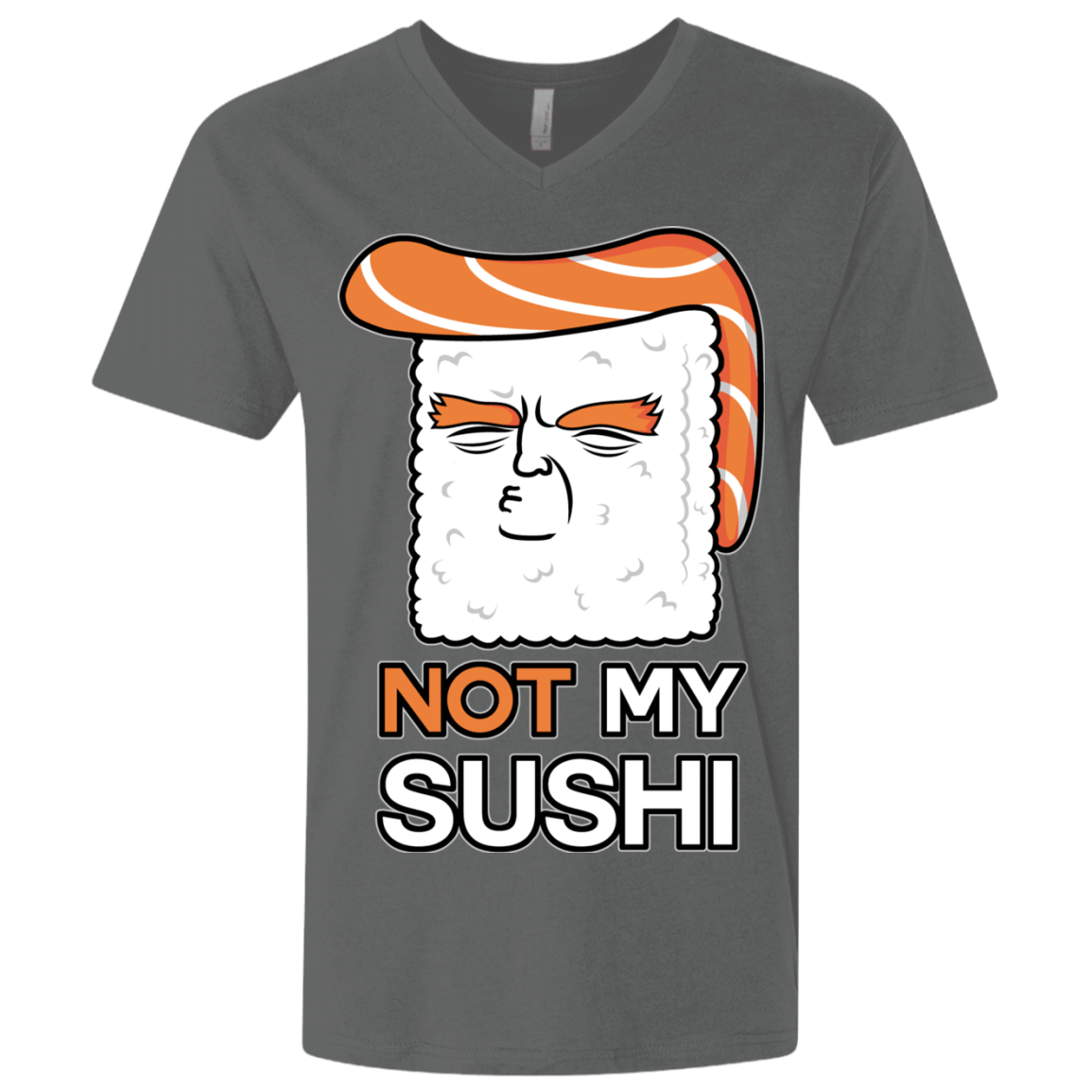 T-Shirts Heavy Metal / X-Small Not My Sushi Men's Premium V-Neck