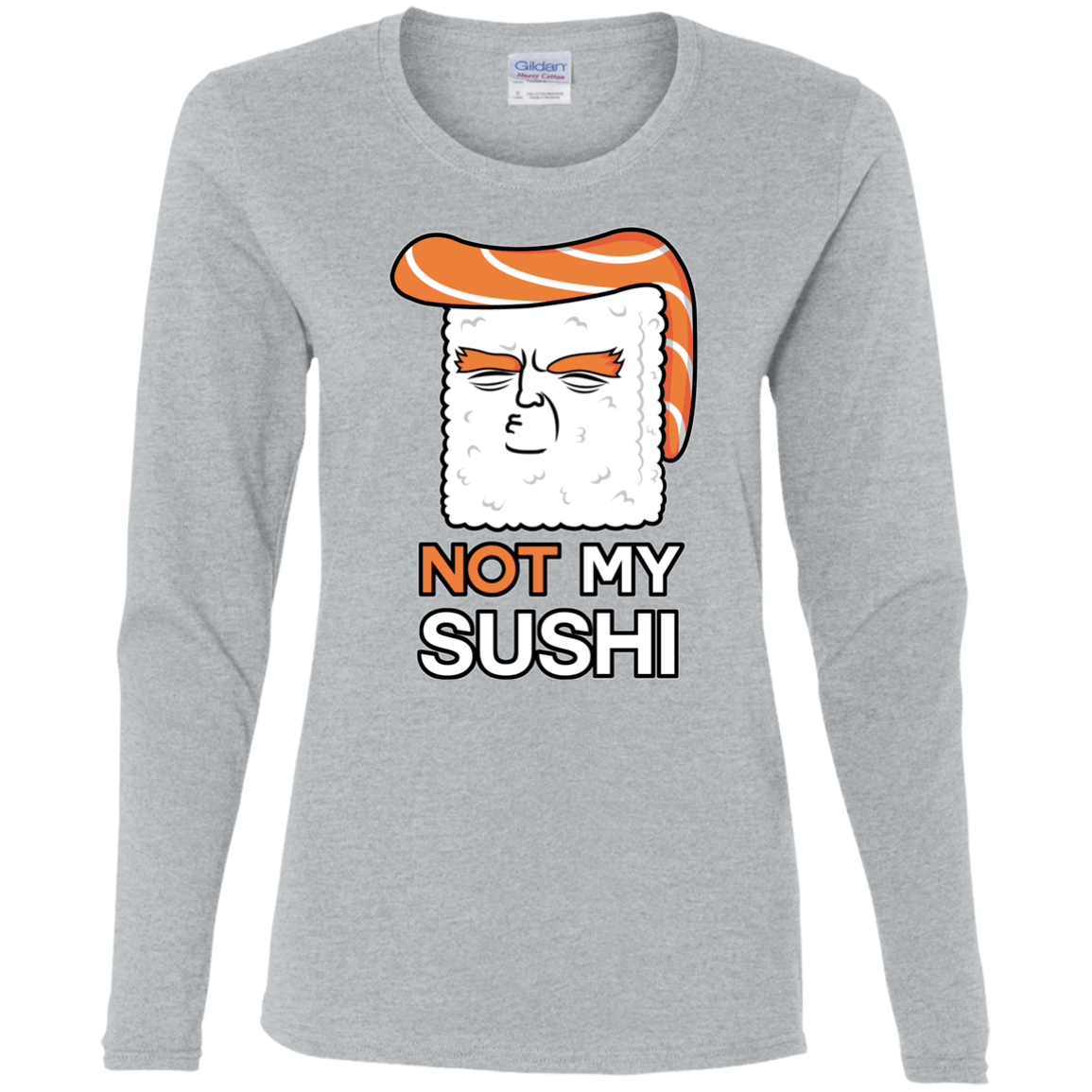 T-Shirts Sport Grey / S Not My Sushi Women's Long Sleeve T-Shirt