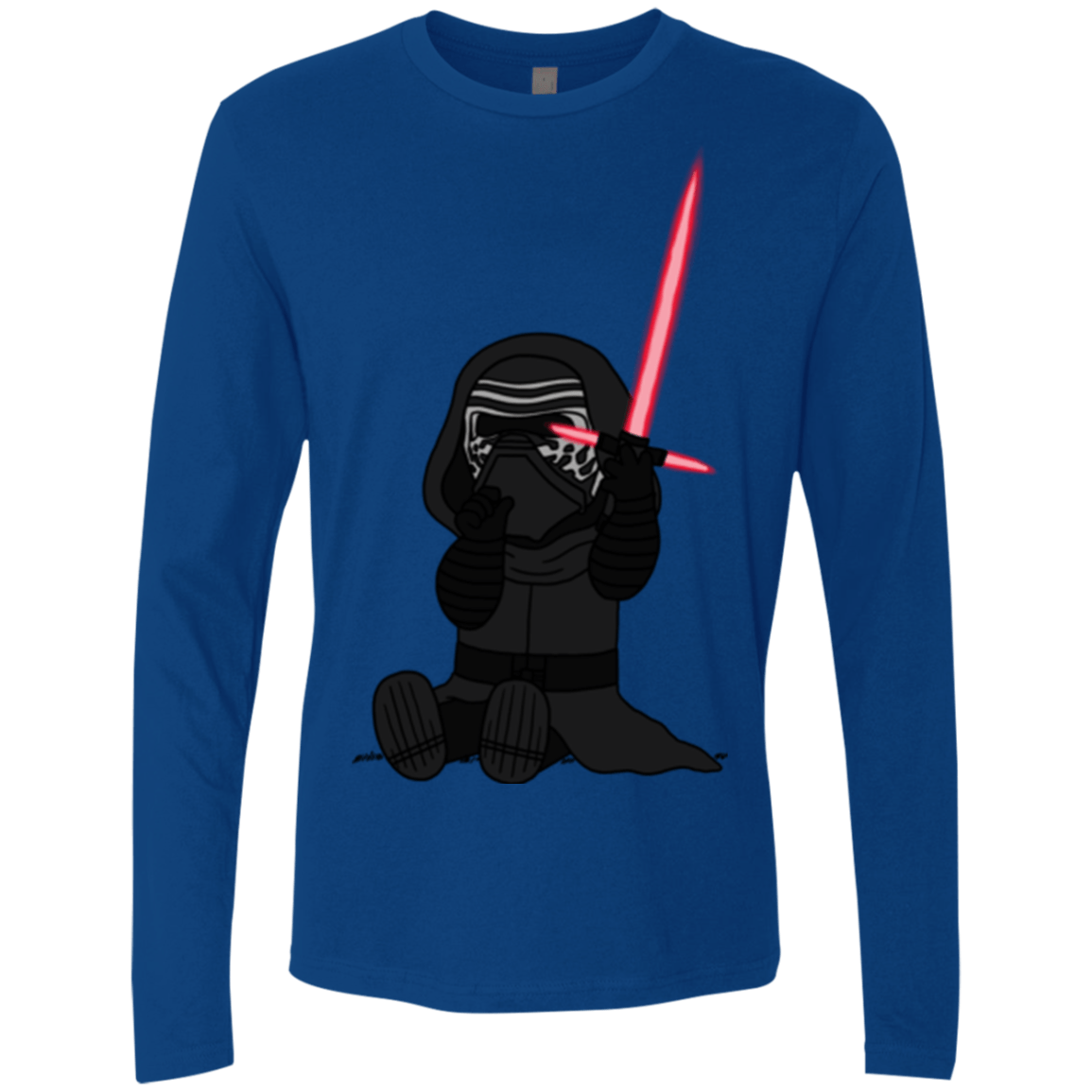 T-Shirts Royal / S Not Secure Sword Men's Premium Long Sleeve