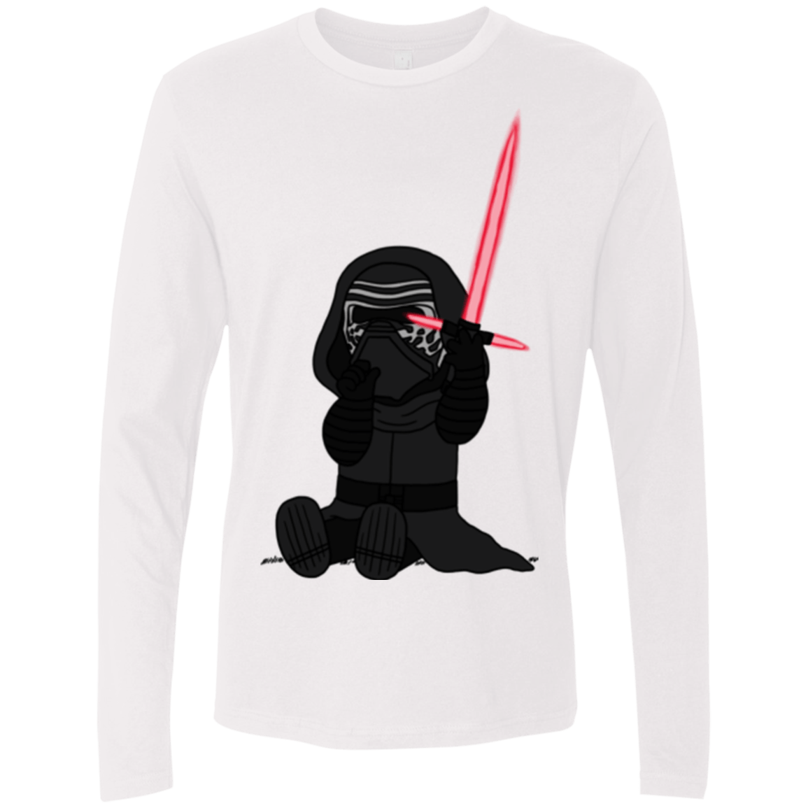 T-Shirts White / S Not Secure Sword Men's Premium Long Sleeve