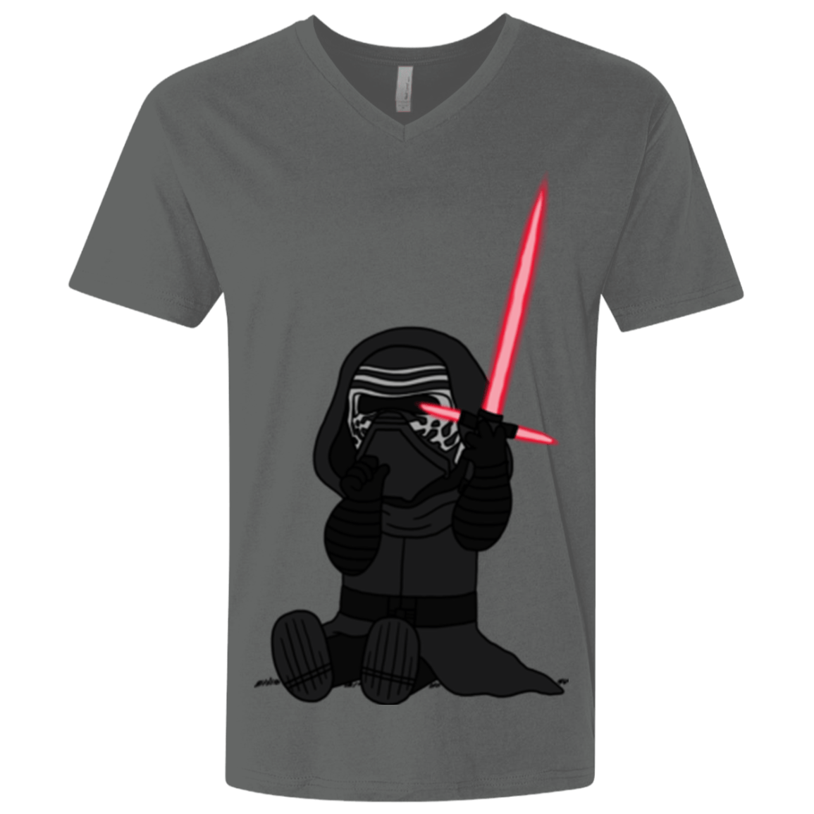 T-Shirts Heavy Metal / X-Small Not Secure Sword Men's Premium V-Neck