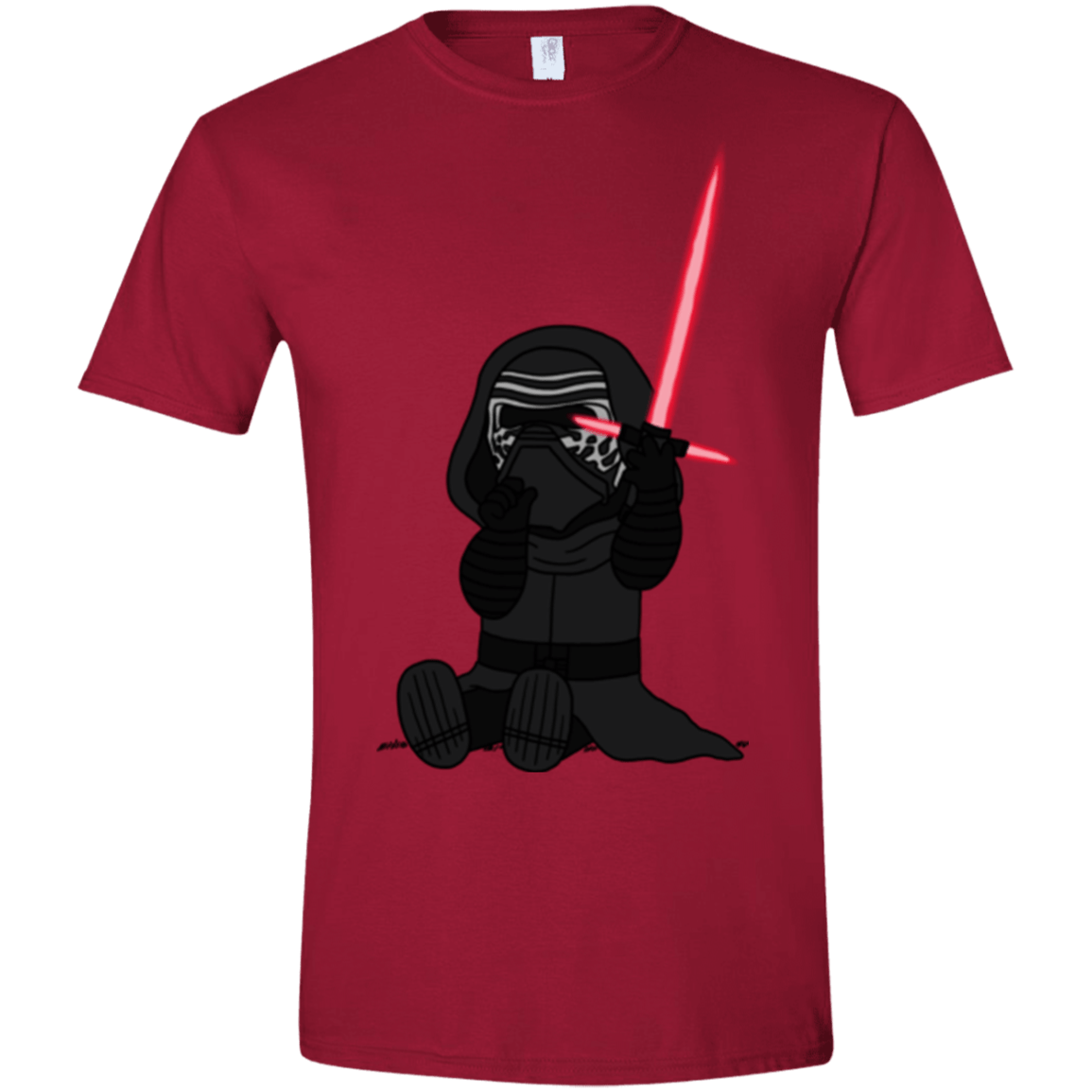 T-Shirts Cardinal Red / S Not Secure Sword Men's Semi-Fitted Softstyle