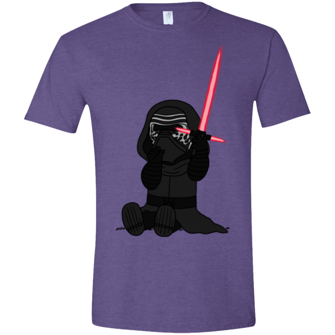 T-Shirts Heather Purple / S Not Secure Sword Men's Semi-Fitted Softstyle