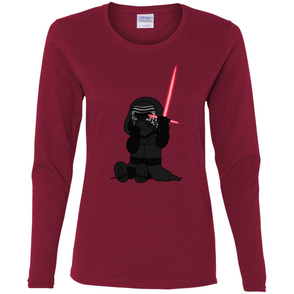 T-Shirts Cardinal / S Not Secure Sword Women's Long Sleeve T-Shirt