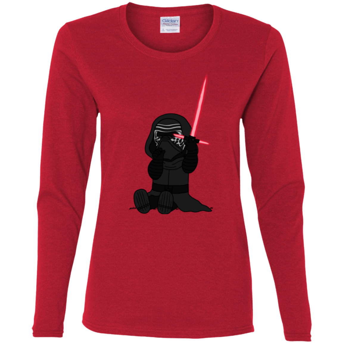 T-Shirts Red / S Not Secure Sword Women's Long Sleeve T-Shirt