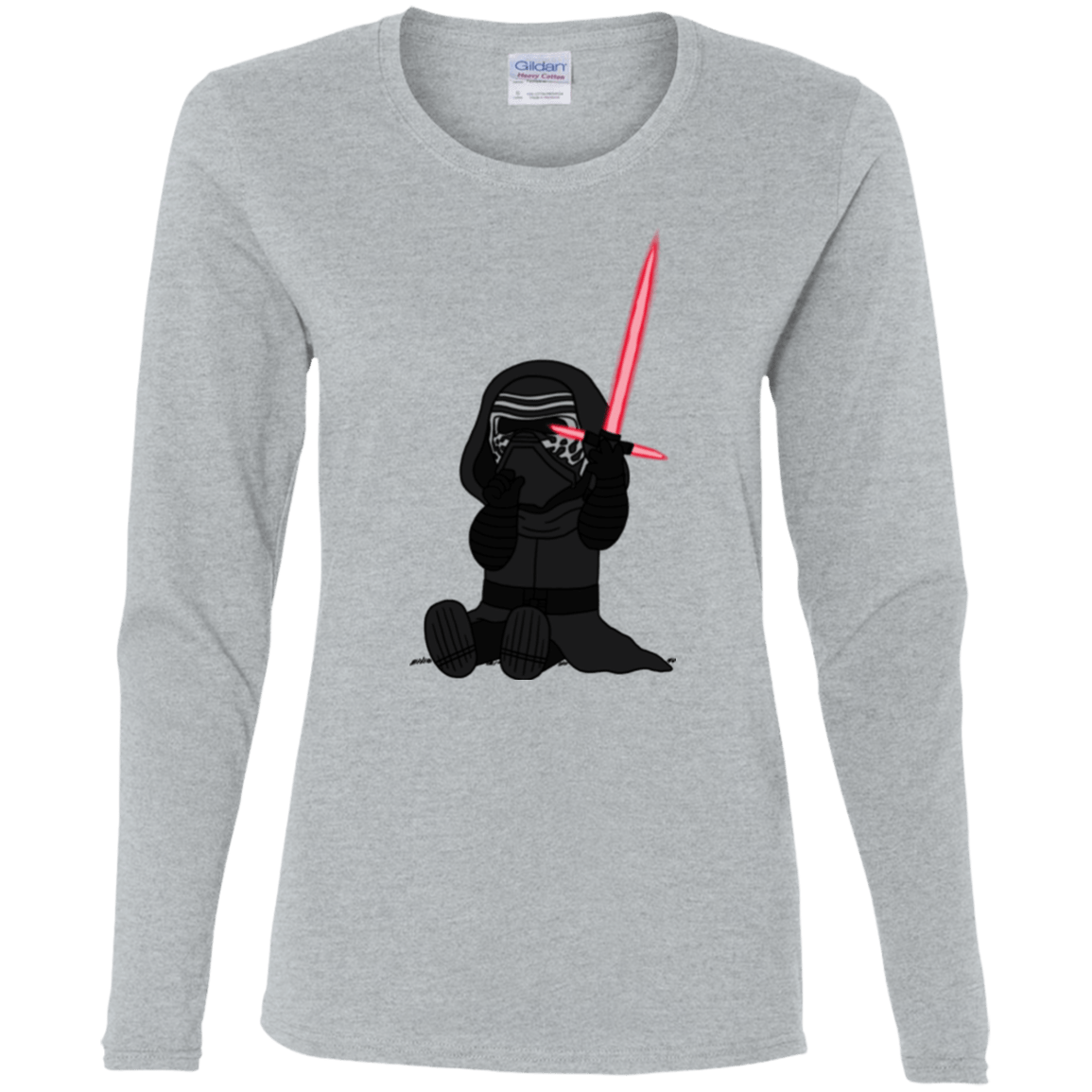 T-Shirts Sport Grey / S Not Secure Sword Women's Long Sleeve T-Shirt