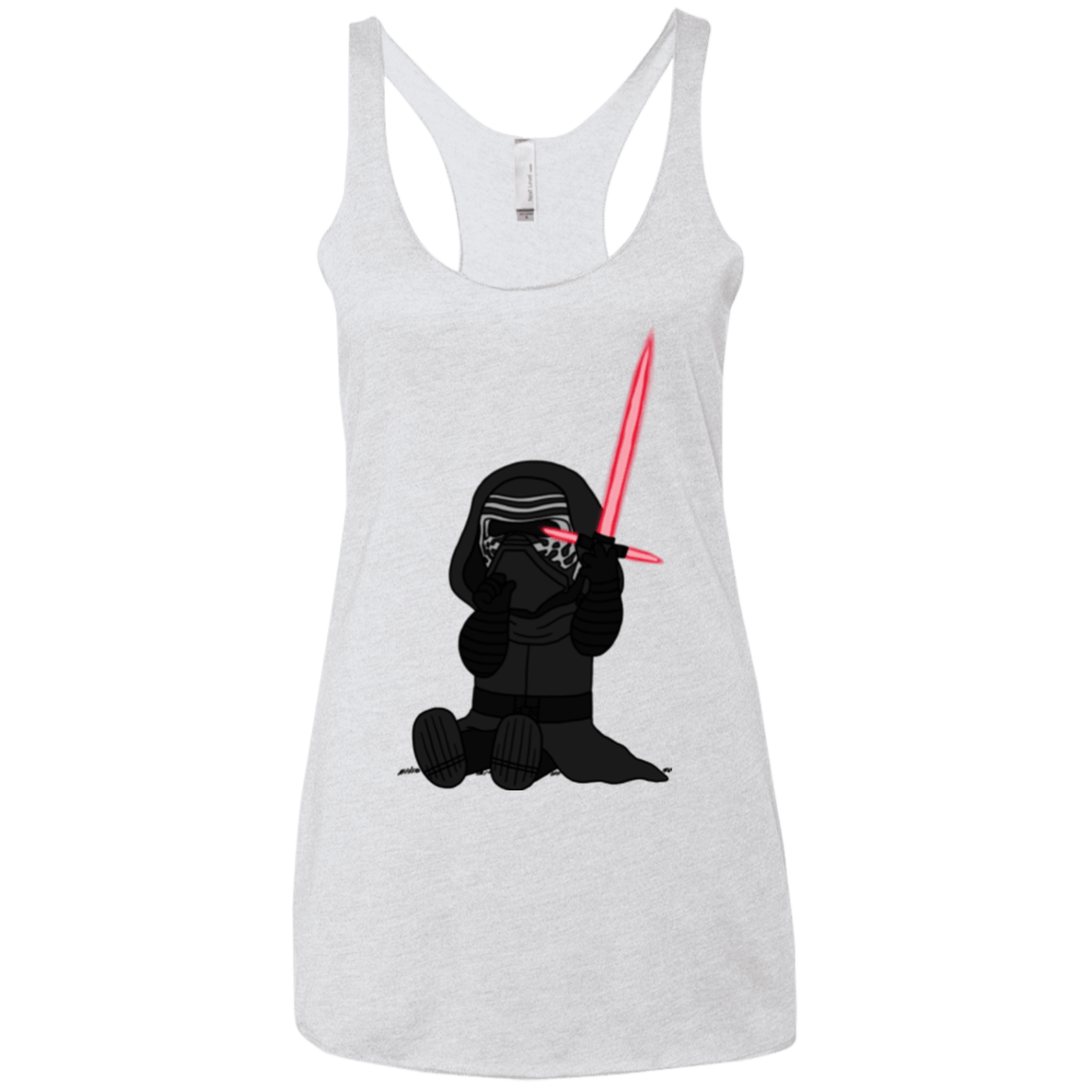T-Shirts Heather White / X-Small Not Secure Sword Women's Triblend Racerback Tank