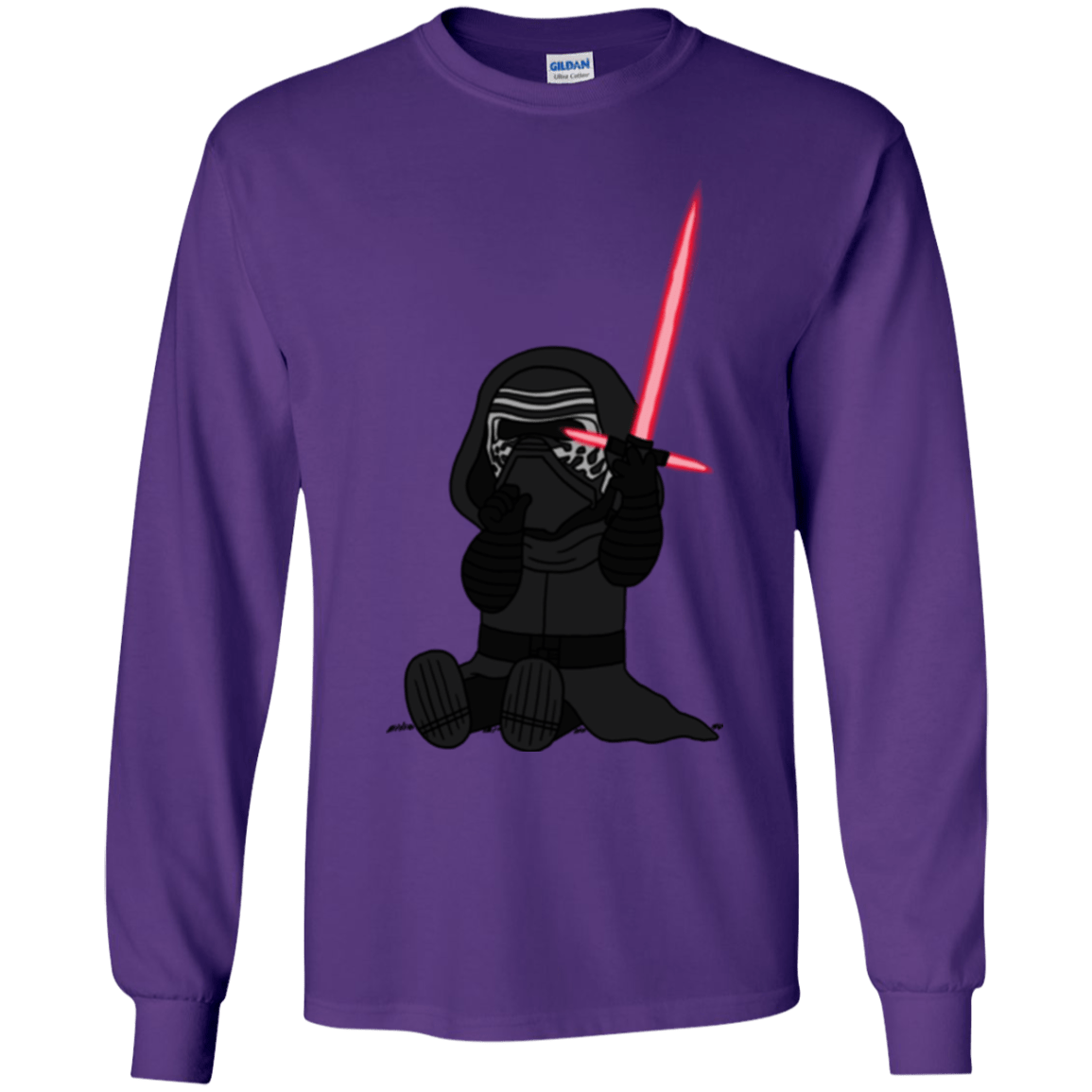 T-Shirts Purple / YS Not Secure Sword Youth Long Sleeve T-Shirt